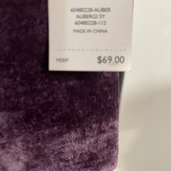 Elegant Purple Velvet Women Bag - Picture 3 of 4